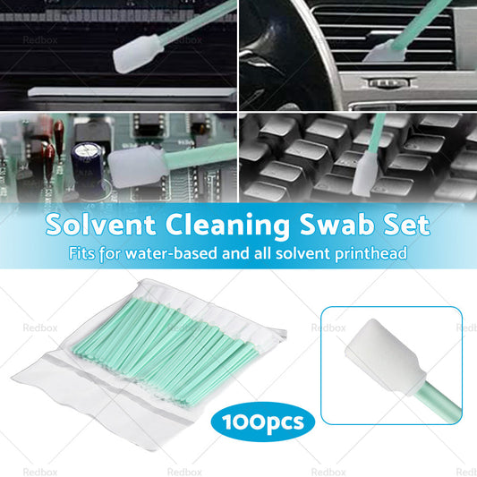 100X Solvent cleaning swabs sponge Cleaner For Epson Mutoh Mimaki Roland Printer-1