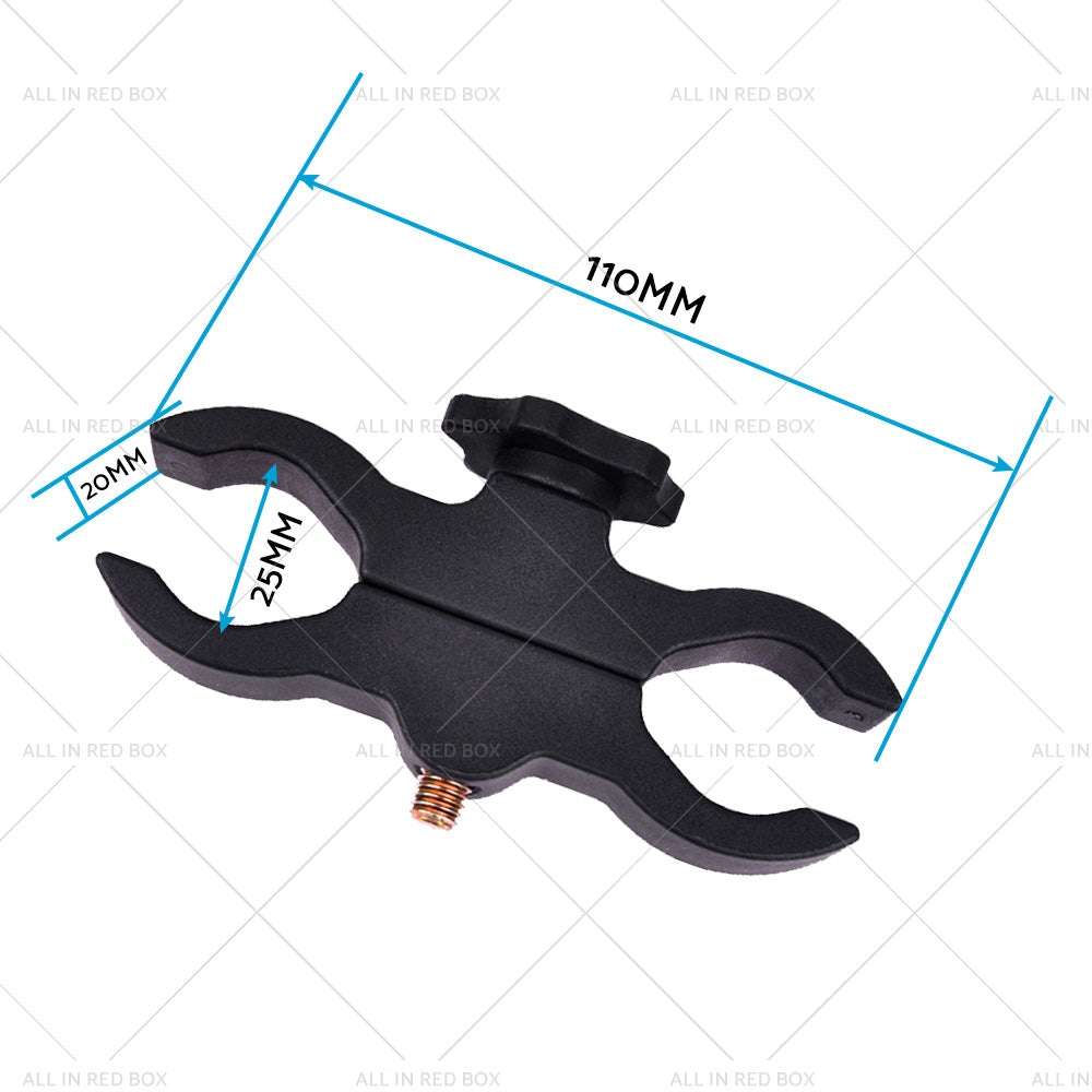 1PC Illumitation Variable Clamp Scope Mount Gun Barrel Clip Torch 25-35mm-3
