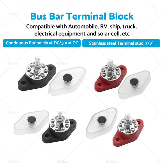 Bus Bar Terminal Block Power Stud Battery Junction Post M10 Power Distribution-1