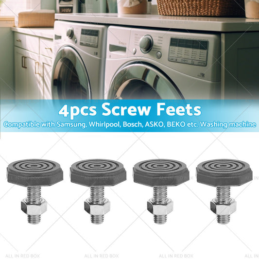 4 Universal Front Loader Washing Machine Screw Feet Leg M10 Suitable for Samsung-1