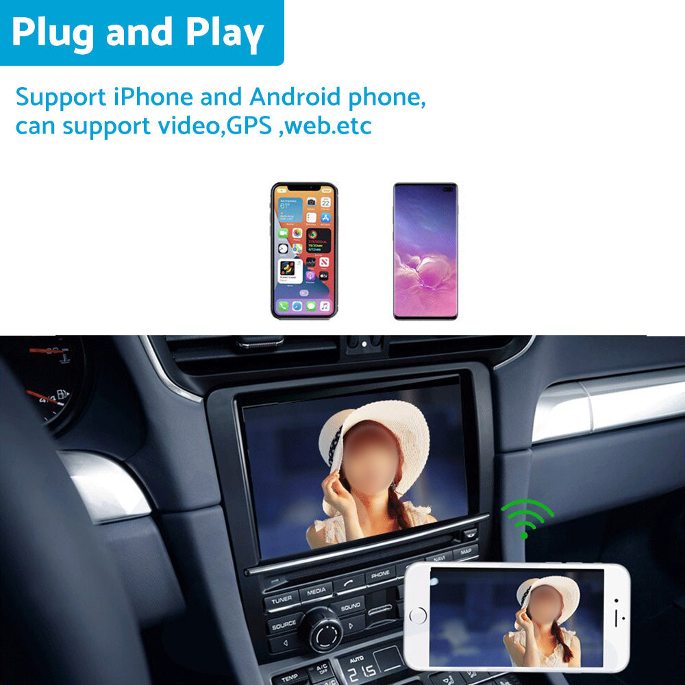 Smart 5G Wifi Carplay Dongle Wired to Wireless Car play USB Adapter Mirror link-2