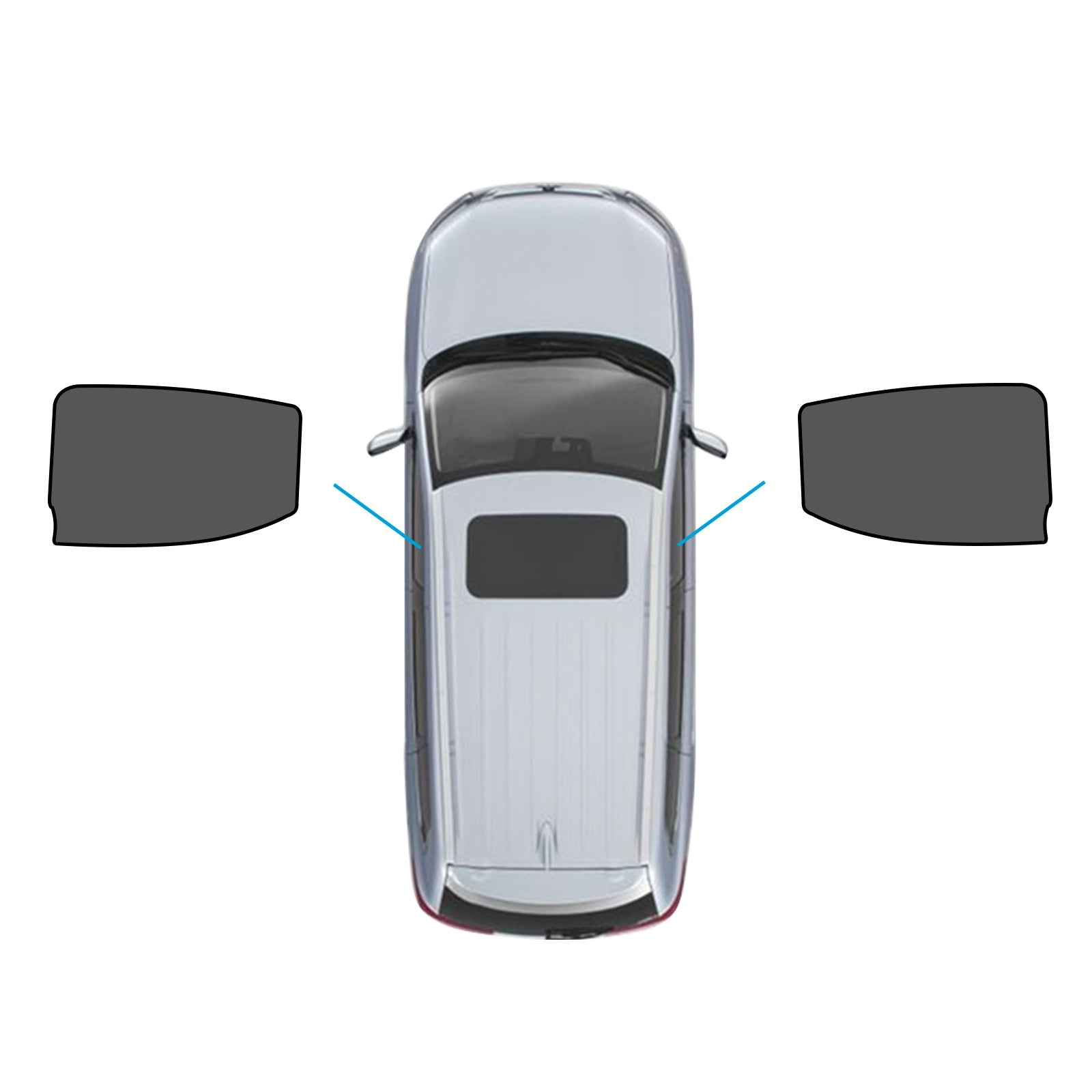 Car Magnetic Sun Blind Meshs Suitable for LDV T60 Ute 17-24 UVA&UVB Protection-0