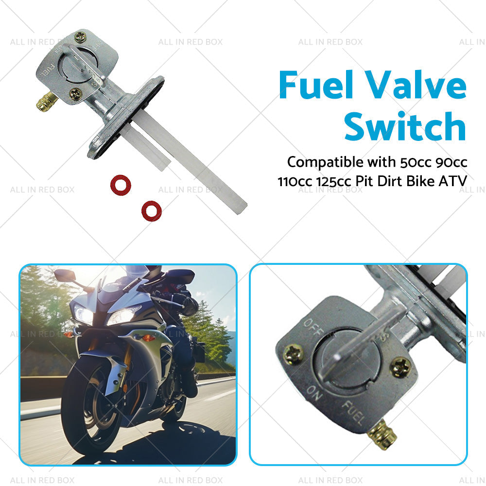 Fuel Tap Switch Tank Petcock Suitable For 50cc 90cc 110cc 125cc Pit Dirt Bike-4
