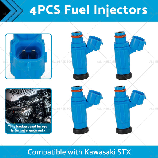 4PCS Fuel Injectors Suitable for STX 15F 2003-2007 Kawasaki STX 12F 2004-2016-1