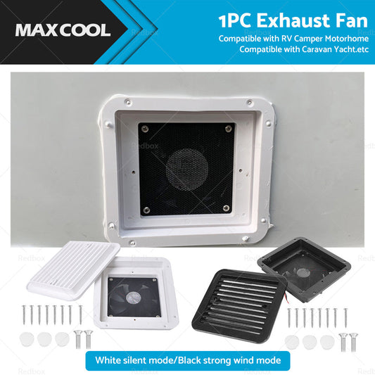 12V Fridge Vent Fan Side Air Ventilation Exhaust Fan for RV Trailer Caravan-0
