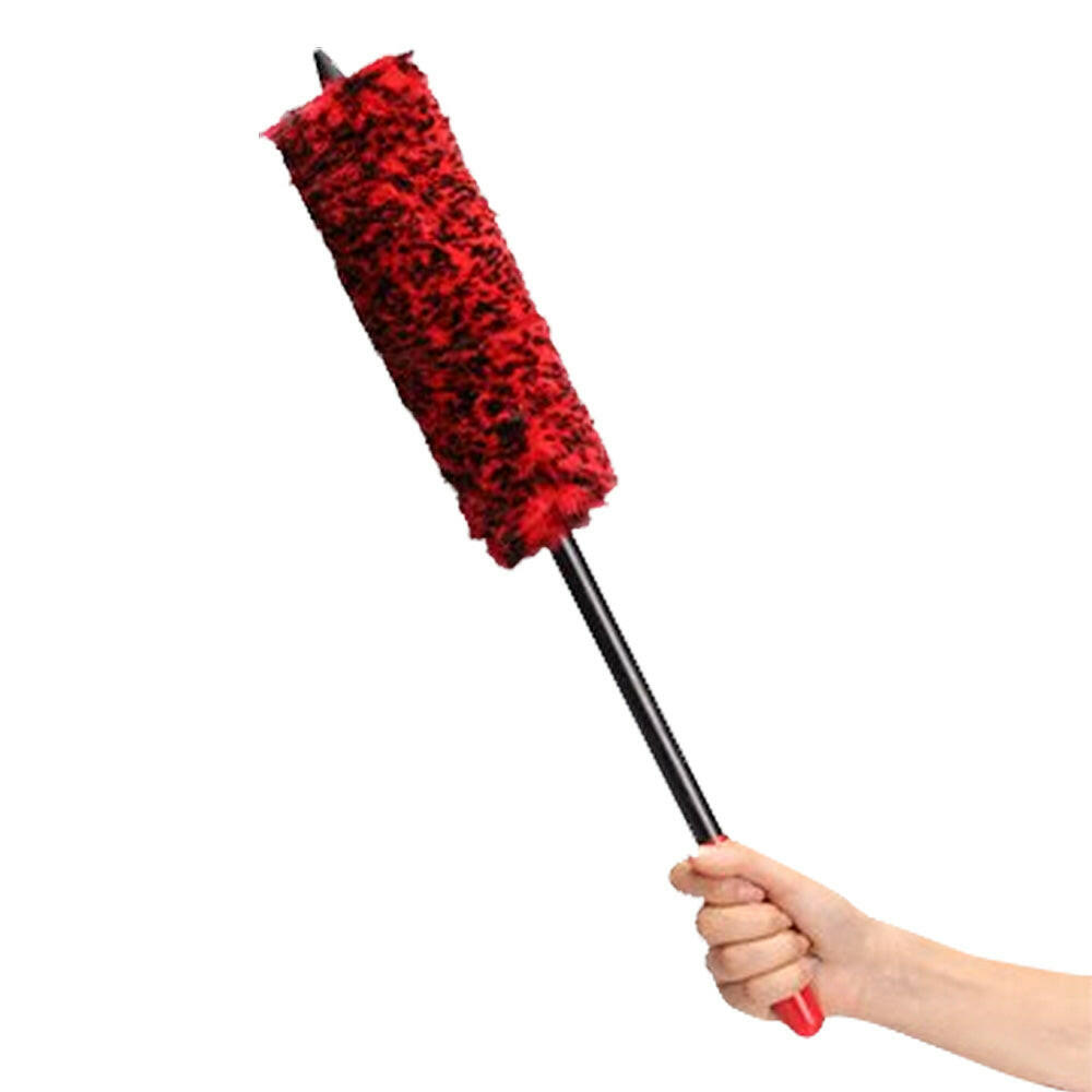 Set of 3 Wheel Woolies Luxury Super Plush Soft Alloy Wheel Cleaning Brush Kit-2