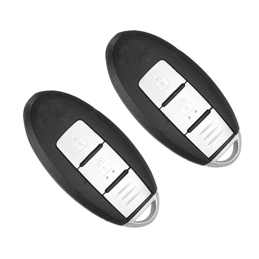 2x 433MHz 2 Buttons Chip Smart Remote Key Fob Suitable For Nissan Navara Cube-0