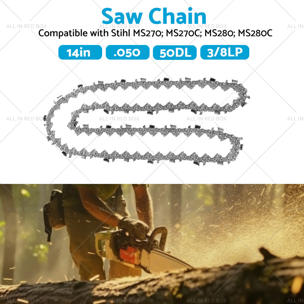 14inch 50DL 3 8 LP. 050 Carbide Chainsaw Chain Suitable for Stihl MS270 MS280 MS290-2