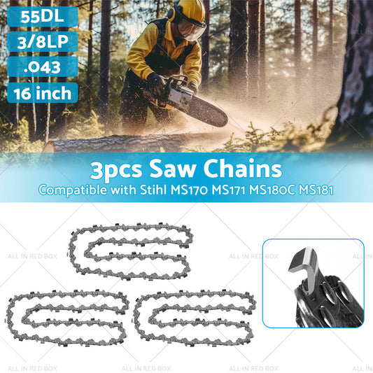 Chainsaw Chain 16inch 55DL 3 8 LP. 043 Suitable For STIHL MS170 MS171 MS180C MS181-1