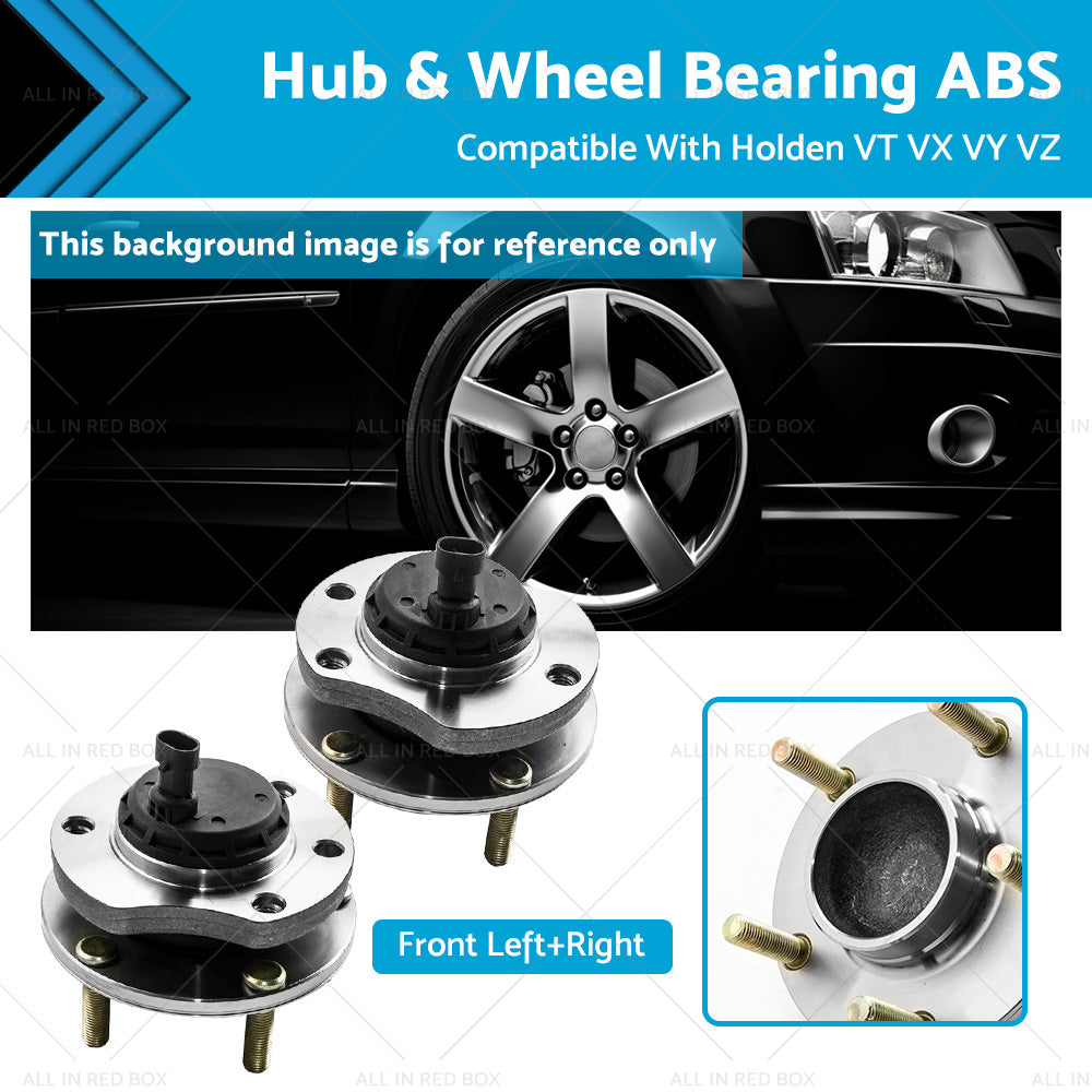 LHRH Front Wheel Bearing Hubs ABS Suitable For Holden Commodore VT-II VY VX VZ-0