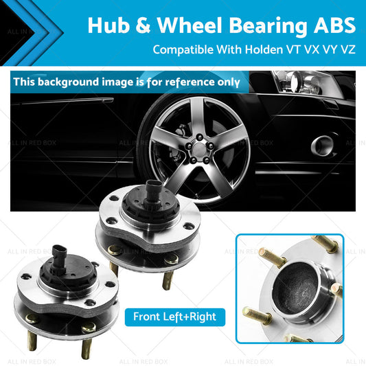 LHRH Front Wheel Bearing Hubs ABS Suitable For Holden Commodore VT-II VY VX VZ-0