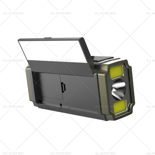 Solar Hand Crank Emergency Weather Radio with 5000mAh Power Bank and Flashlight Suitable For Outdoor Use-0