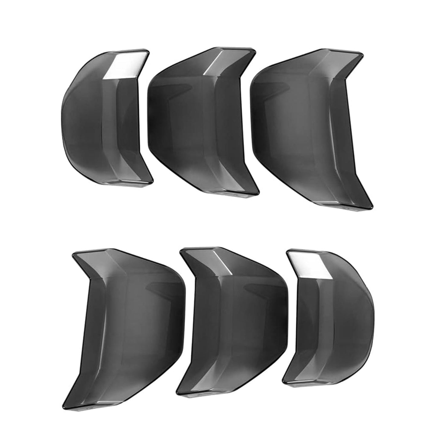 6x Tail Light Lamp Cover Trim Frame Suitable For Ford Mustang GT 2018-2022-0
