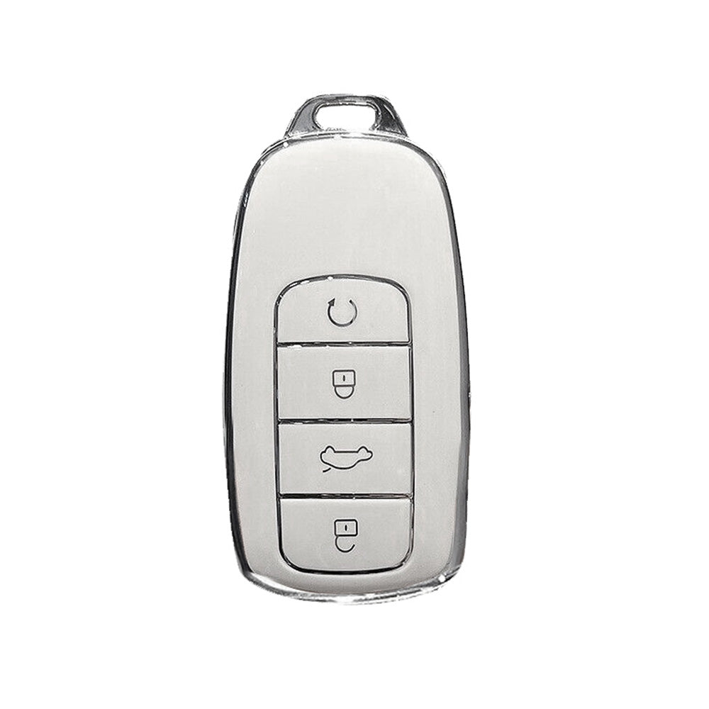 Car Remote Key Fob Case Cover TPU White Suitable For Chery Omoda 5-2