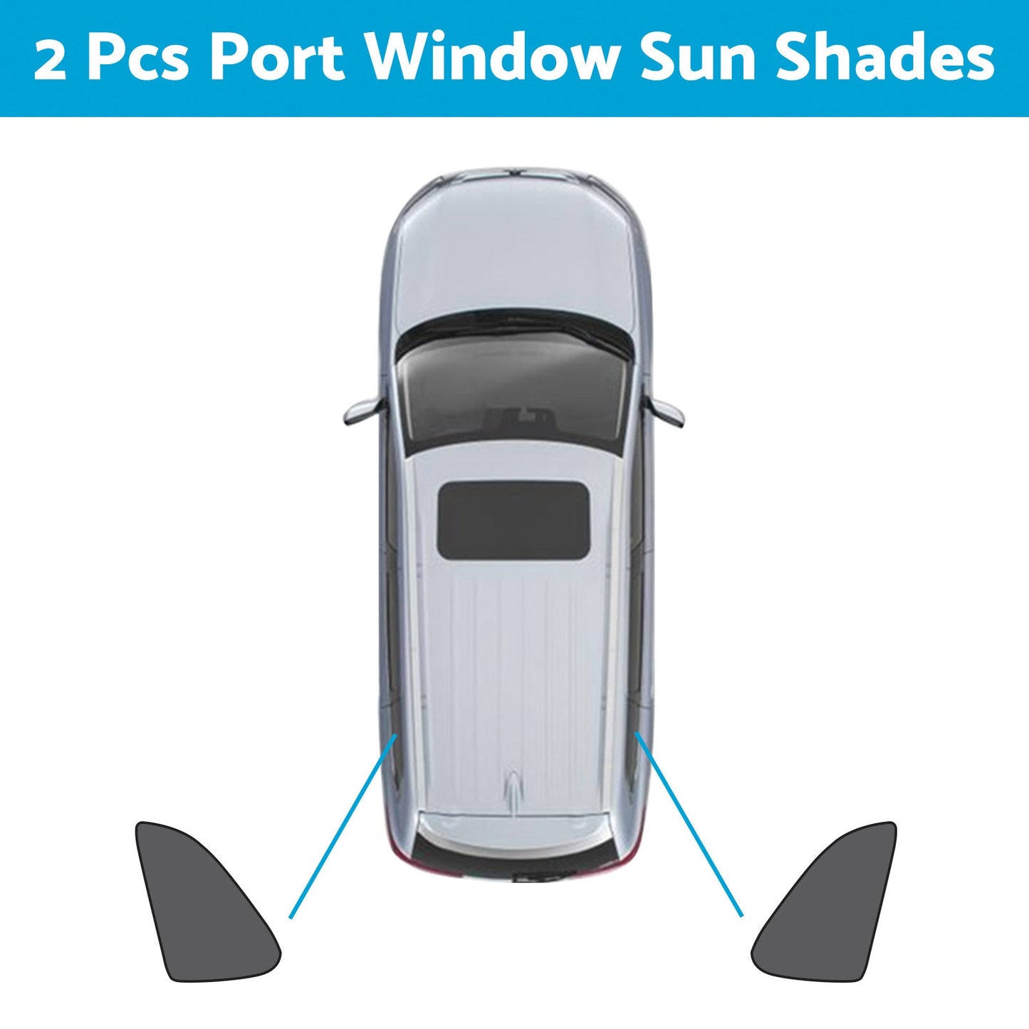 Front Rear Port Window Magnetic Mesh Sun Shade Suitable For Jeep Grand Cherokee-7
