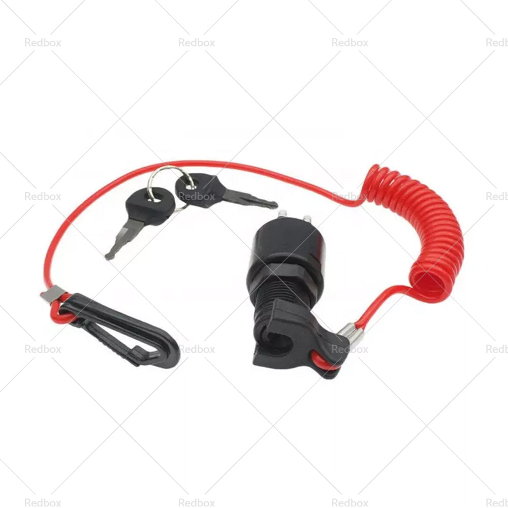 Suitable For Evinrude or Johnson OMC Ignition Key Switch w or  Safety Lanyard 5005801-3