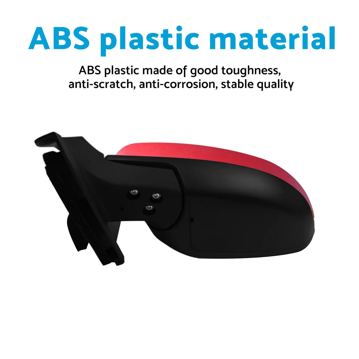 Left Side Door Mirror Red Suitable For Mazda 2 DE / Neo / Maxx / Genki 2007-2014-3