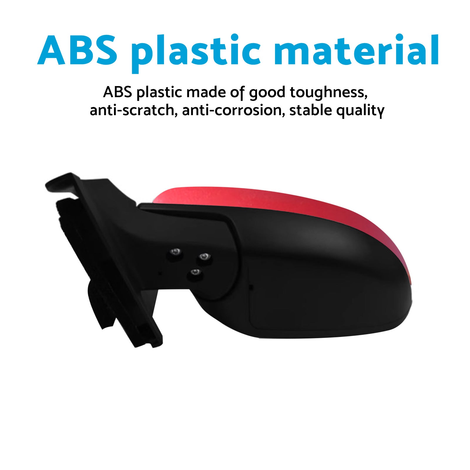 Left Side Door Mirror Red Suitable For Mazda 2 DE / Neo / Maxx / Genki 2007-2014-3