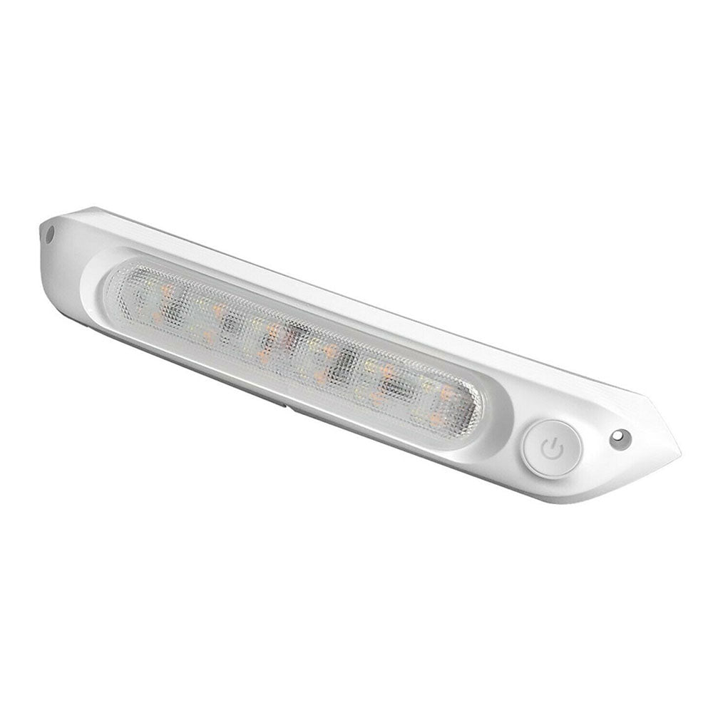 287MM DUAL LED BUG LIGHT 12/24V AWNING LIGHT AMBER/WHITE LIGHTS W/ SWITCH-0