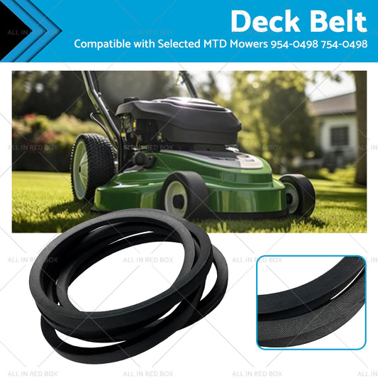 42 In Cutter Deck Belt Suitable for Selected MTD Mowers 954-0498 754-0498-0
