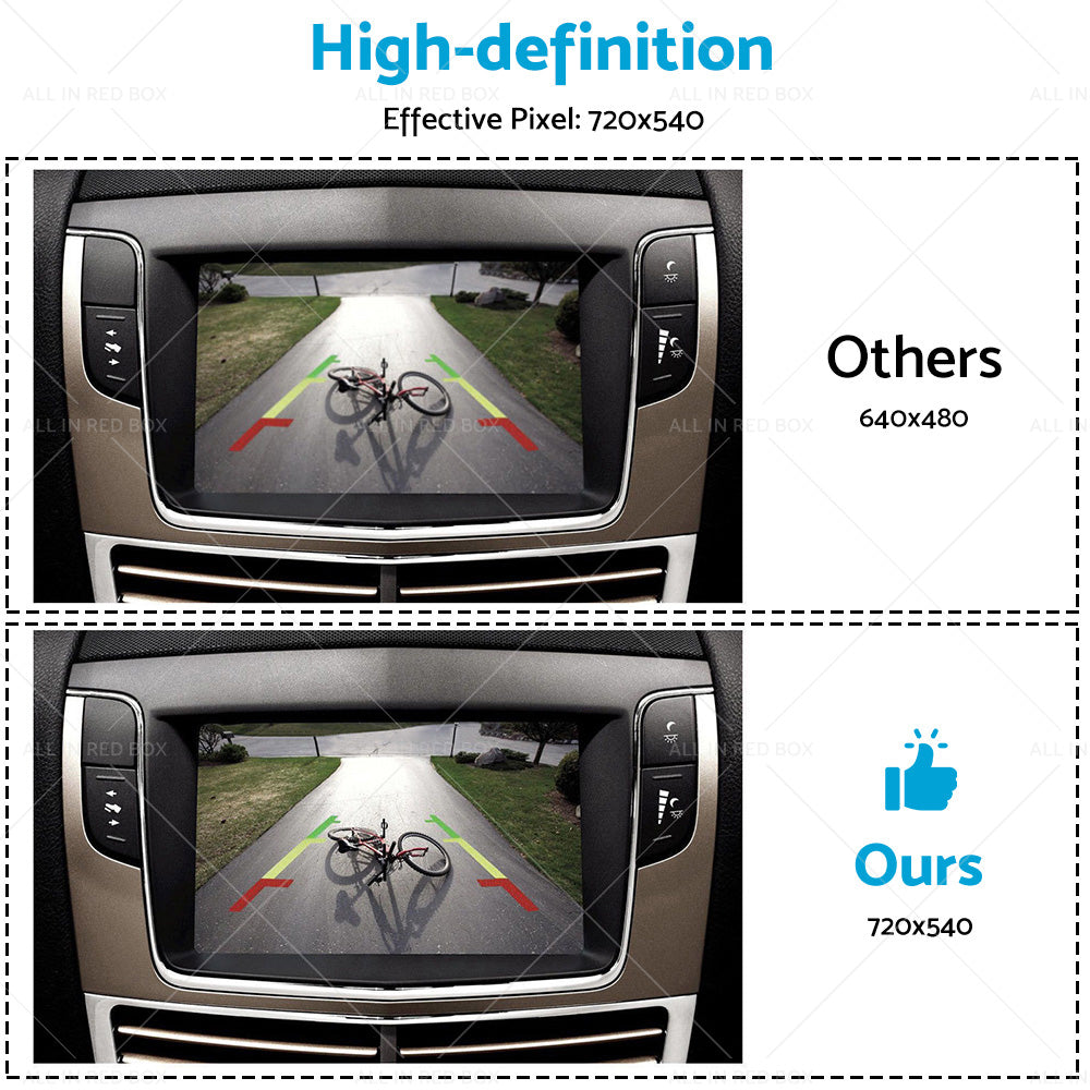 170 Angle Car Rear View Reversing HD Camera Back Up Parking Number Plate Night Vision-3