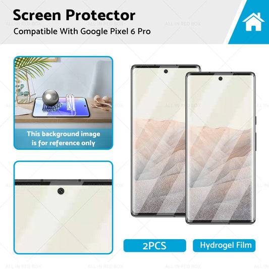 2PCS Screen Protector Full Coverage Clear Film Suitable For Google Pixel 6 Pro-0