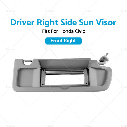 RH Right Hand Driver Side Sun Visor  D. Grey  For Honda Civic FD 2006~2012 Sedan-1