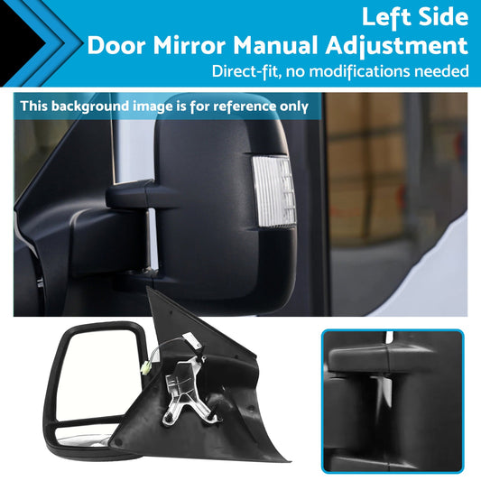 LH Side Door Mirror Manual Adjustment Driver Side Suitable For LDV V80 13 on-1