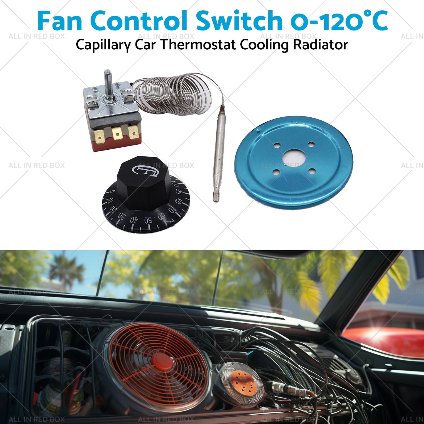 Fan Control Switch Suitablefor Capillary Car Thermostat Cooling Radiator-3