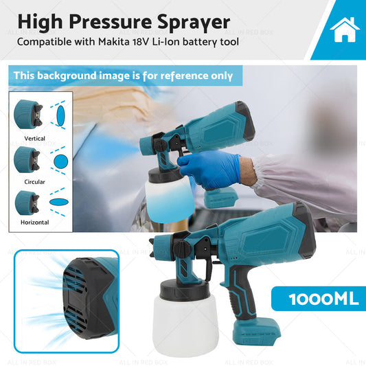 Electric Spray Gun Cordless Paint Airless Sprayer Suitable For Makita Battery-0