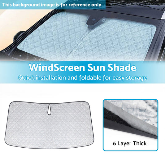 6 Layer Thick WindScreen Sun Shade Suitable For Toyota Camry 24 on UV Protection-0