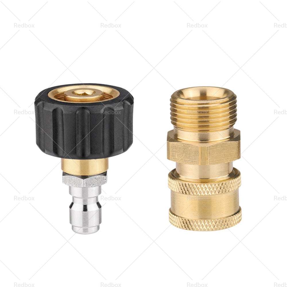 1Pair Pressure Washer Adapter 1 or 4 inch  Quick Connect Coupler Kit M22-14 Adapter-4