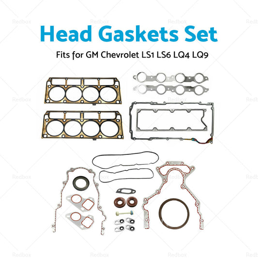 LS Gasket Kit Head Gaskets Suitable For GM Chevrolet LS1 or LS6 or LQ4 or LQ9 or 4. 8 or 5. 3 or 5. 7-1