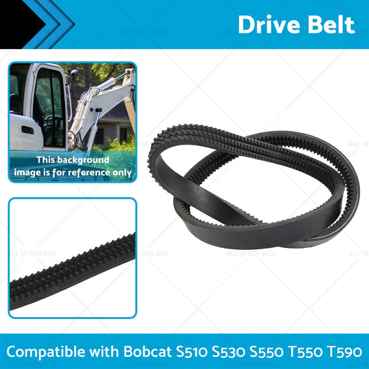 Hydraulic Pump Drive Belt 7146391 Suitable for Bobcat S510 S530 S550 T550 T590-1