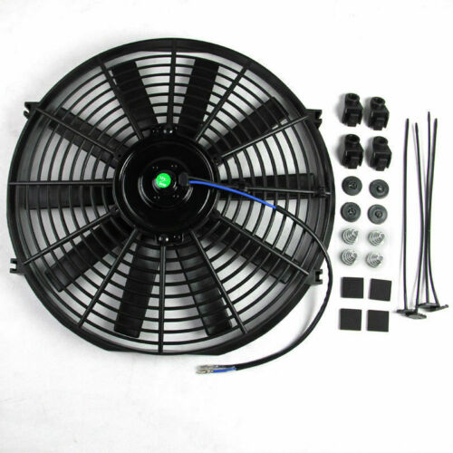 Universal 14 Inch 12V 90W Radiator Electric Cooling Thermo Fan With Mounting Kit-3