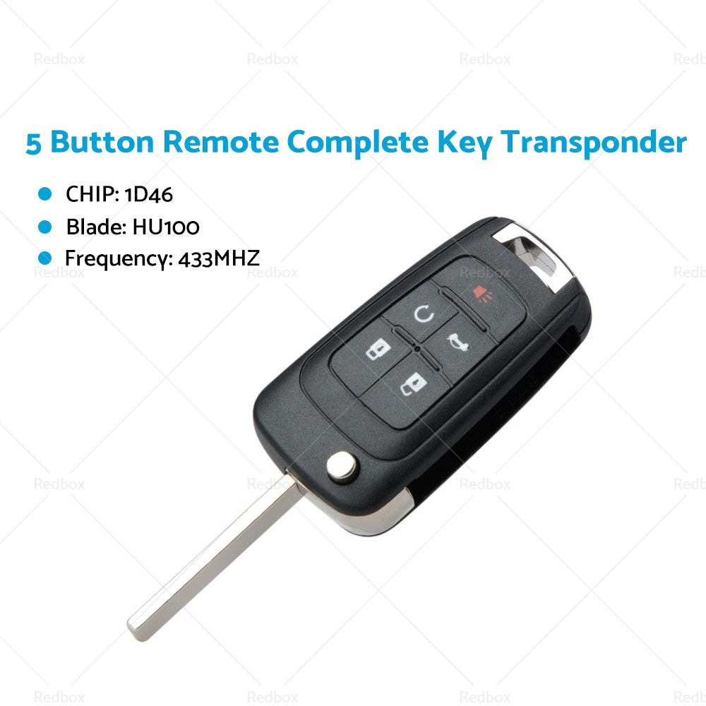 5 Button Remote Complete Key Transponder Fits For HOLDEN COMMODORE VF 2013-2017-3