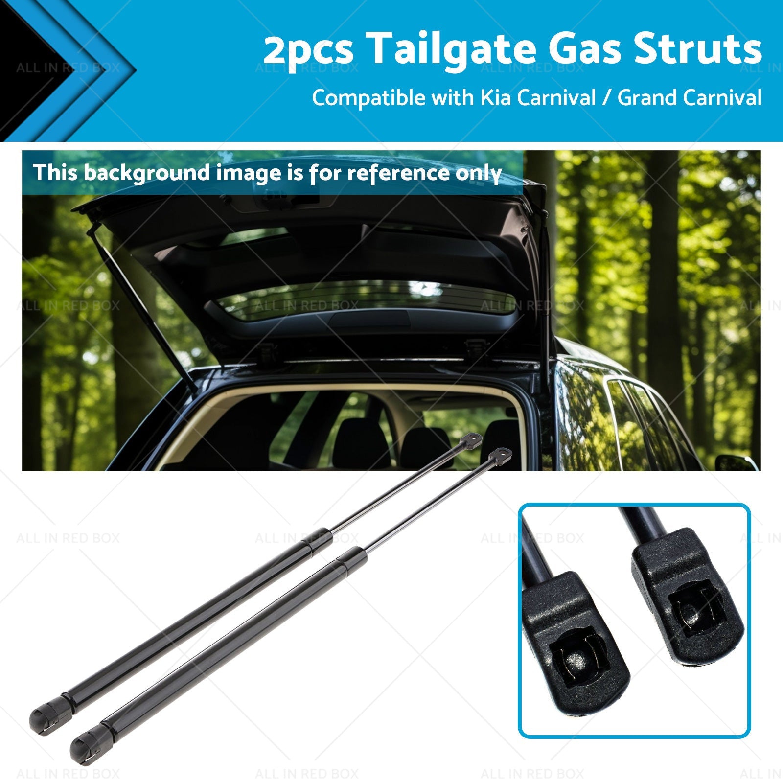 2PC Tailgate Gas Struts Suitable For Kia Carnival  and  Grand Carnival 06-14 6118-0