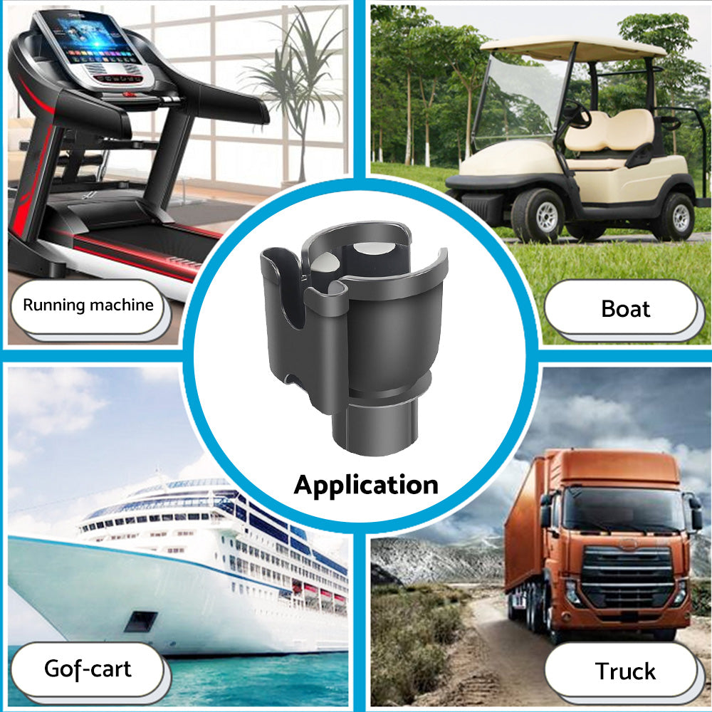 360° Angle Adjustable Expander Car Seat Cup Holder Suitable For Water Bottle & Phone Storage-4