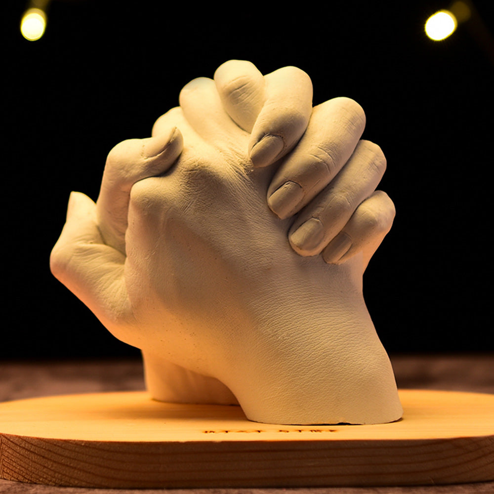 3D KEEPSAKE HANDS DIY CASTING KIT ART 1400G White Clone Model Powder for Adults-4