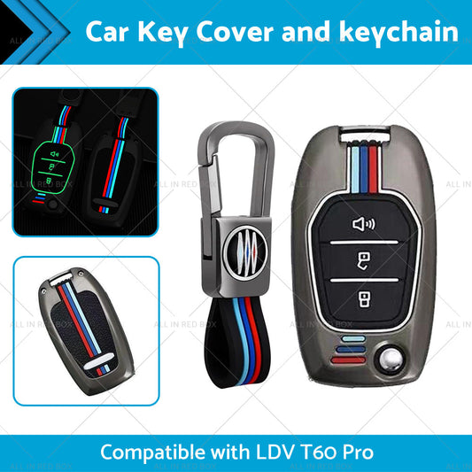 Zinc Alloy Car Flip Remote Key Fob Case Cover Shell Suitable For LDV T60 Pro-1