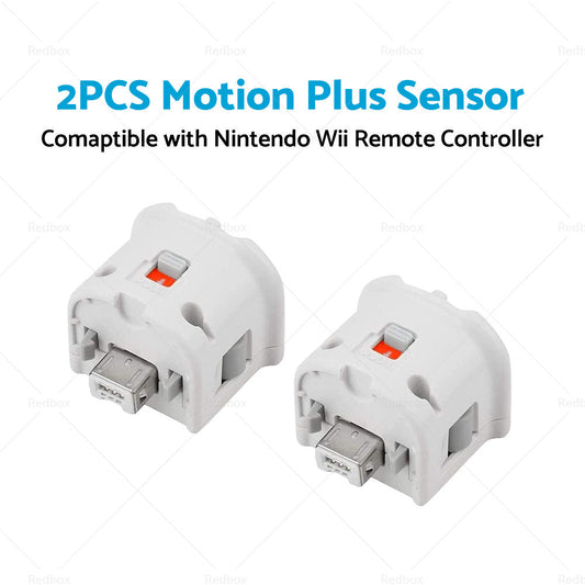 2 PCS Motion Plus Adapter Sensor Suitable For Nintendo Wii Remote Controller-1