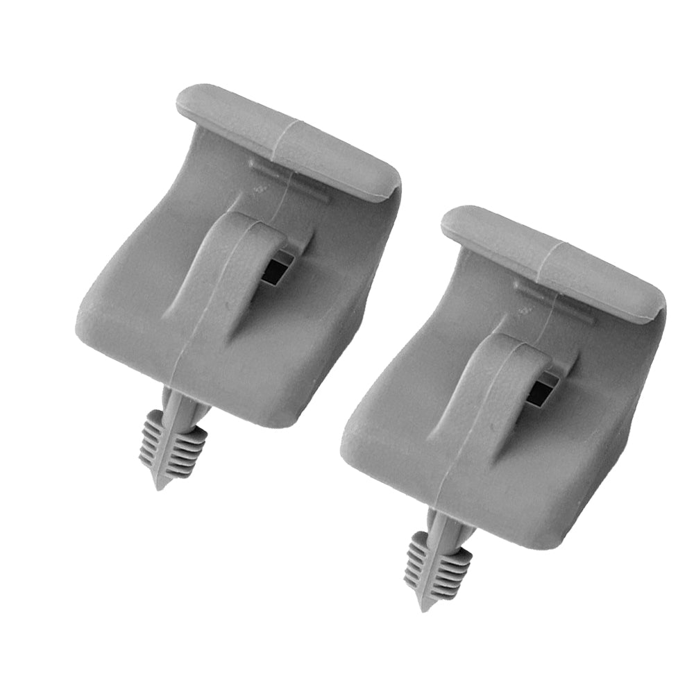 2x Sun Visor Clip Left & Right Side Suitable For Hyundai Getz 2002-2011 Grey 852351C300QS-2
