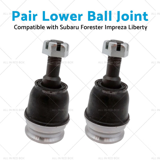 2x Lower Ball Joint Suitable for Subaru Forester Impreza Liberty Outback 89-10-1
