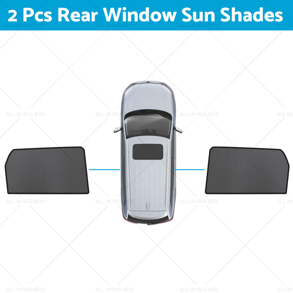 Car Window Sun Shades Suitable for LDV D90 2017-2023 Rear Magnetic Blind Mesh-7