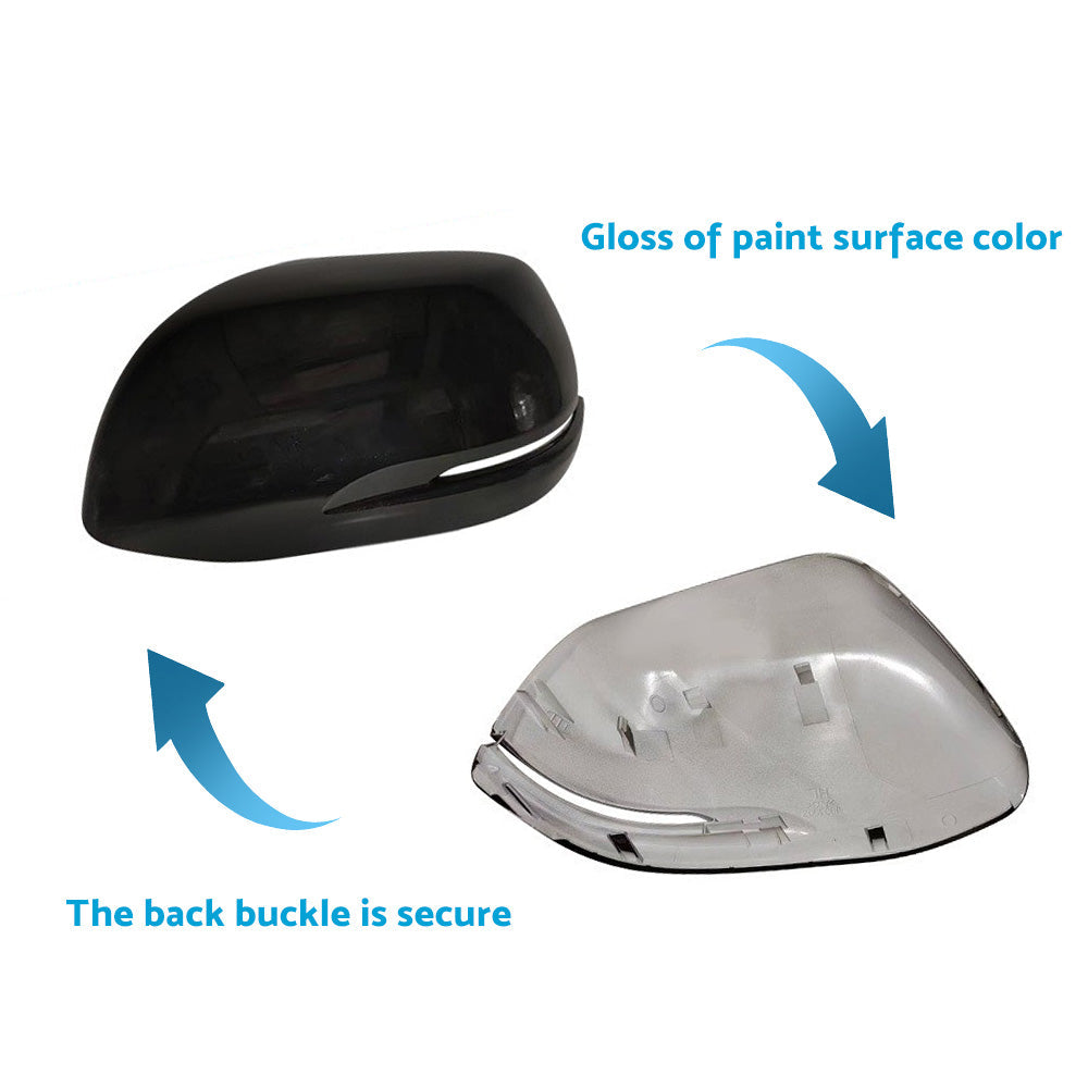 LH Mirror Cover Housing Cap Suitable for Honda CR-V 12- NH731P Crystal Black-2