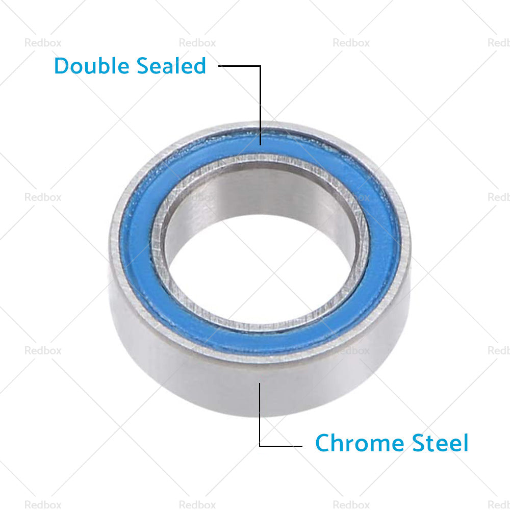 1/10x 5x8x2. 5mm Bearings PTFE Rubber Seals RC 2728 4606 5114 1213 B020 MR85-2RS-4