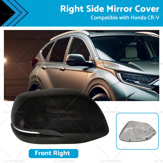 RH Mirror Cover Housing Cap Suitable for Honda CR-V 12- NH731P Crystal Black-0