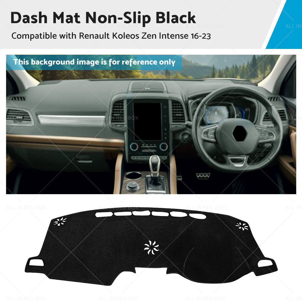 Non-Slip Dash Mat Suitable For Renault Koleos Zen Intense 16-23 Dashboard Cover-0