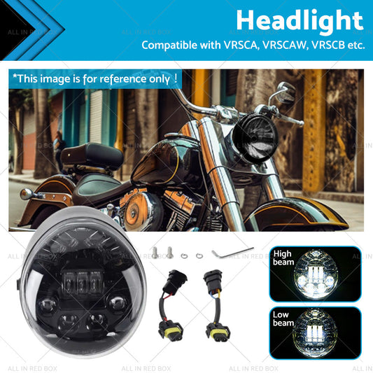 LED Headlight Hi Lo Lamp Suitable For Harley Davidson VROD V-Rod VRSC VRSCA-0