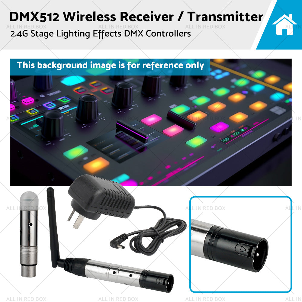 DMX512 Wireless Receiver Transmitter 2. 4G Stage Lighting Effects DMX Controllers-0